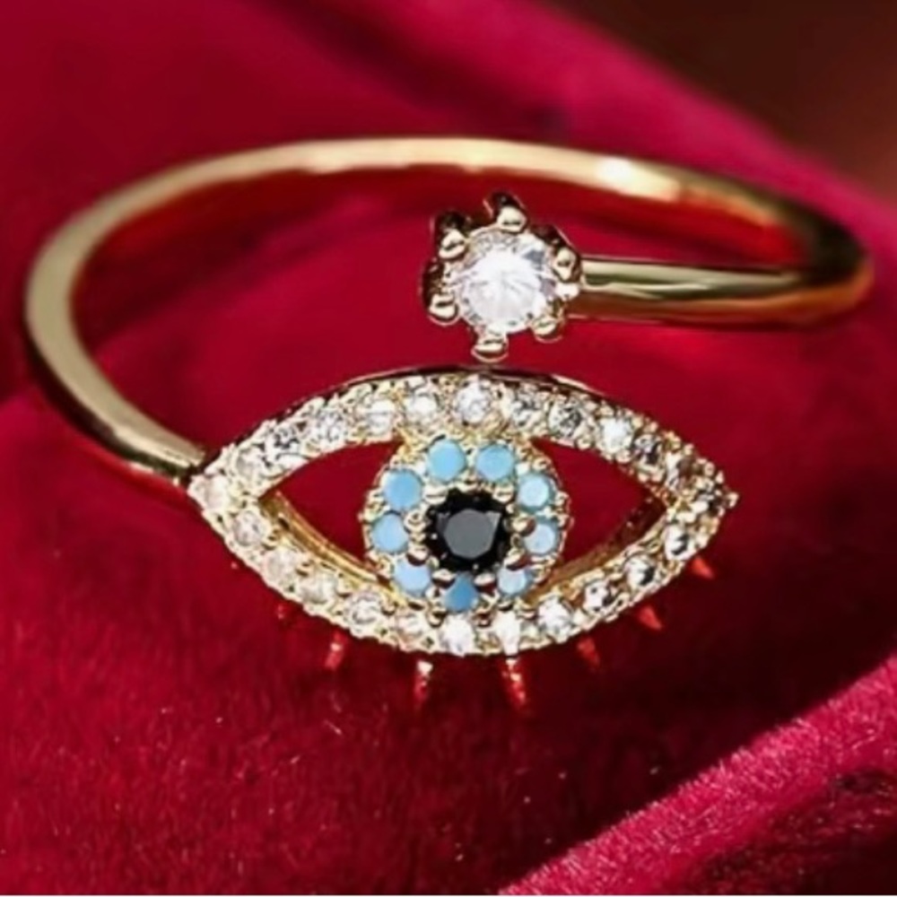 Evil eye ring